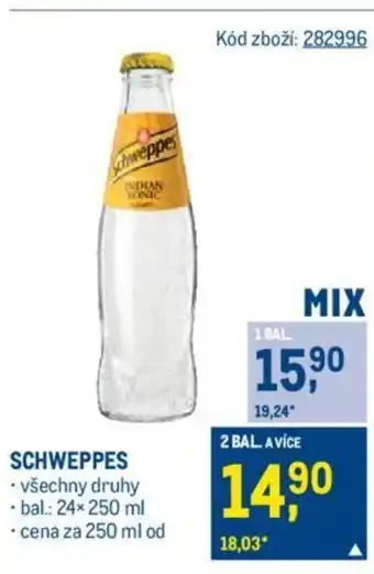 Makro SCHWEPPES nabídka