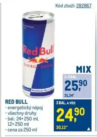 Makro RED BULL nabídka