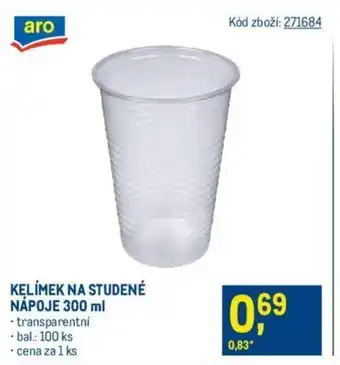 Makro KELÍMEK NA STUDENÉ NÁPOJE 300 ml nabídka