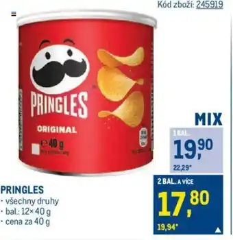 Makro PRINGLES nabídka