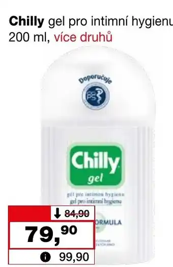 Barvy a laky drogerie Chilly gel pro intimní hygienu, 200 ml nabídka