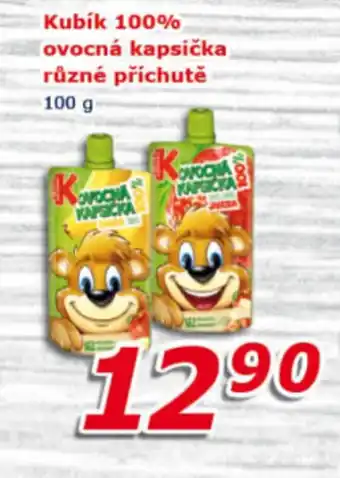 ESO MARKET Kubík 100% ovocná kapsička různé příchutě nabídka