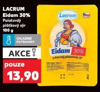 Kaufland LACRUM Eidam 30% nabídka