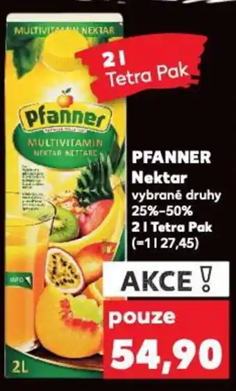 Kaufland PFANNER Nektar 2L nabídka