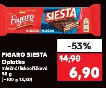 Kaufland FIGARO SIESTA Oplatka nabídka