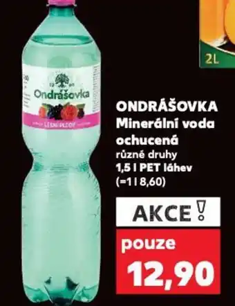 Kaufland ONDRÁŠOVKA Minerální voda ochucená 1.5L nabídka