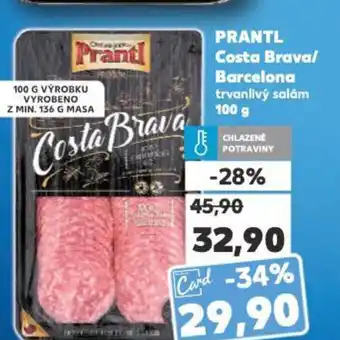 Kaufland PRANTL Costa Brava/ Barcelona nabídka