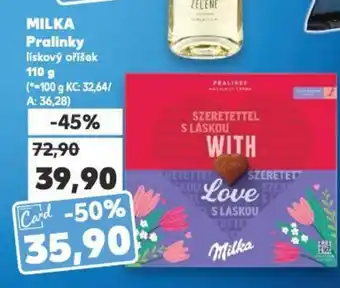 Kaufland MILKA Pralinky nabídka