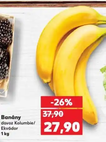 Kaufland Banány nabídka