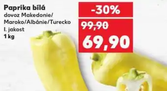 Kaufland Paprika bílá nabídka