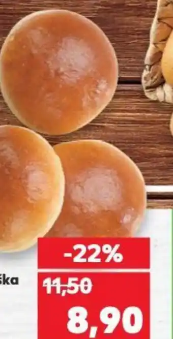 Kaufland Hamburgerová brioška nabídka