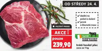 Kaufland Irská hovězí plec nabídka