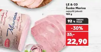 Kaufland LE & CO Šunka Marina nabídka