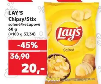 Kaufland LAY'S Chipsy/Stix nabídka