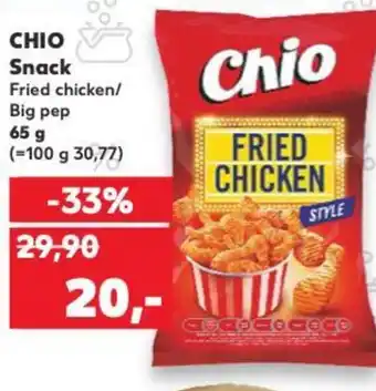 Kaufland CHIO Snack nabídka
