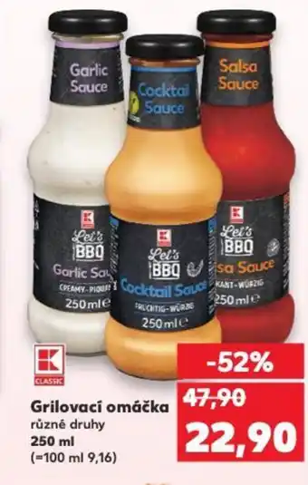 Kaufland Grilovací omáčka nabídka