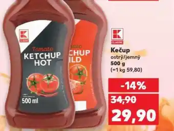 Kaufland Kečup ostrý/jemný nabídka