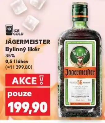 Kaufland JÄGERMEISTER Bylinný likér 0.5L nabídka