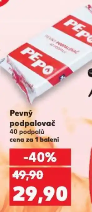 Kaufland Pevný podpalovač nabídka