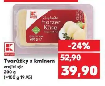 Kaufland Tvarůžky s kmínem nabídka