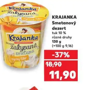 Kaufland KRAJANKA Smetanový dezert nabídka