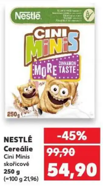 Kaufland NESTLÉ Cereálie nabídka