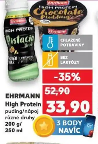 Kaufland EHRMANN High Protein nabídka