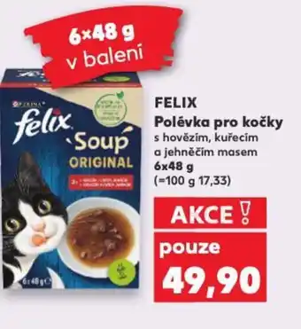 Kaufland FELIX Polévka pro kočky nabídka