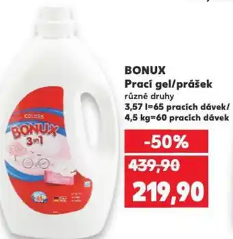 Kaufland BONUX Prací gel/prášek nabídka