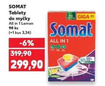 Kaufland SOMAT Tablety do myčky nabídka