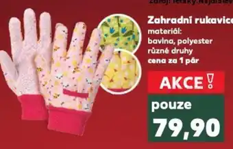 Kaufland Zahradní rukavice nabídka