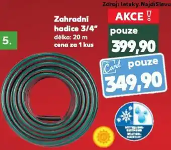 Kaufland Zahradní hadice 3/4" nabídka