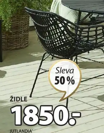 JYSK ZAHRADNÍ ŽIDLE ILDERHUSE nabídka