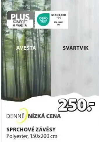 JYSK SPRCHOVÉ ZÁVĚSY nabídka