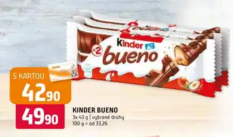 Terno KINDER BUENO nabídka