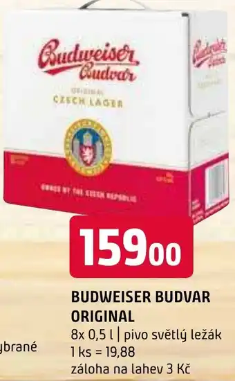 Terno BUDWEISER BUDVAR ORIGINAL nabídka