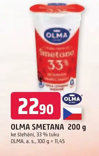 Trefa OLMA SMETANA 200 g nabídka