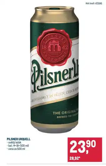 Makro Pivo pilsner urquell nabídka