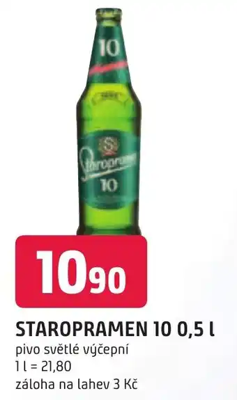 Trefa STAROPRAMEN 10 0,5 L nabídka