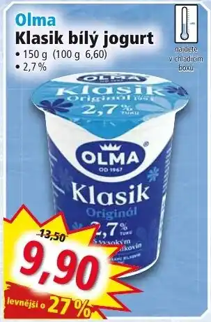 Norma Olma Klasik bílý jogurt nabídka