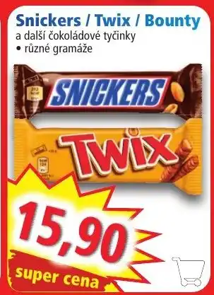 Norma Snickers/Twix / Bounty nabídka
