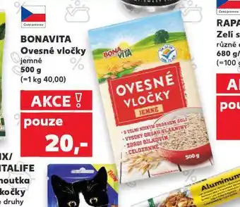 Kaufland Bonavita ovesné vločky nabídka