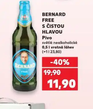 Kaufland Bernard free s čistou hlavou nabídka