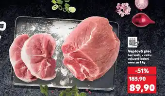 Kaufland Vepřová plec bez kosti nabídka