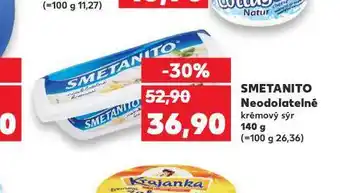 Kaufland Smetanito neodolatelné krémový sýr nabídka