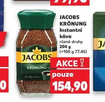 Kaufland Jacobs krönung instantní káva nabídka