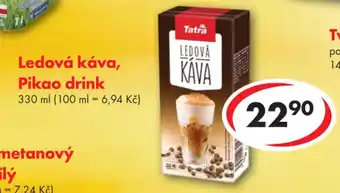 CBA Ledová káva, Pikao drink nabídka