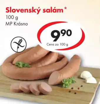 CBA Slovenský salám nabídka