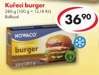 CBA Kuřecí burger 280 g nabídka