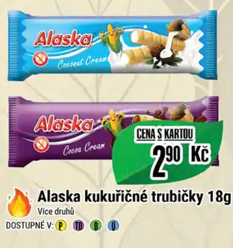 Tamda Foods Alaska kukuřičné trubičky 18g nabídka